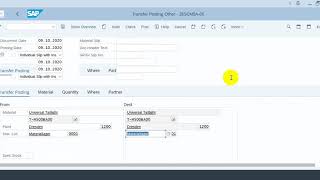 Exercise134 Transfer Material to Unrestricted stock Transfer Posting SAP MM Tutorial [upl. by Eniamrahc]