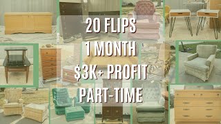 Flipping Furniture PartTime in 2022  DIY Furniture Makeovers [upl. by Nylirret]