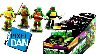 Nickelodeon Teenage Mutant Ninja Turtles MiniMates Blind Bag Figure Opening amp Video Review [upl. by Ayikat896]