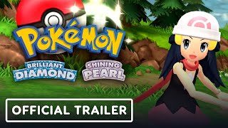 Pokemon Brilliant Diamond amp Shining Pearl  Official Trailer [upl. by Ahgiela]