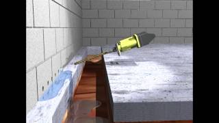 Basement Waterproofing  The Solution Animation [upl. by Snowber230]