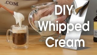 DIY whipped cream in 60 seconds [upl. by Jaella]