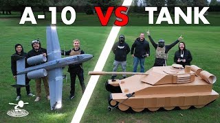 A10 Warthog VS Tank  Epic Airsoft Battle [upl. by Ynatsyd]