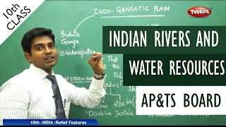 Indian rivers and water resources full lesson  Class 10 Social studies  APampTS syllabus [upl. by Frida]