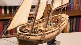 Virginia 1819 model boat [upl. by Enalda653]