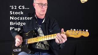 Telecaster Pickup Comparison Demo  Vintage Fender Kinman Barden [upl. by Asaret]