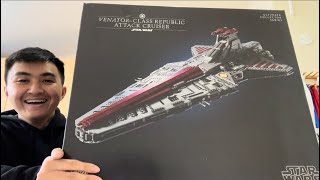 LEGO Star Wars UCS VenatorClass Republic Attack Cruiser Review [upl. by Eelan]