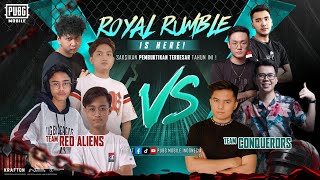 Pertarungan Epik PUBG MOBILE The Red Aliens vs The Conquerors [upl. by Niffirg]