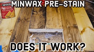 Does MinWax PreStain Work❓  Wood Conditioner [upl. by Telrahc]