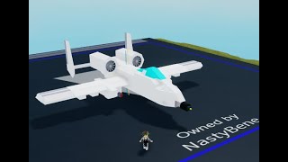 A10 Warthog w sound effect  Roblox Plane Crazy [upl. by Ajnat]