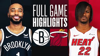 NETS at HEAT  FULL GAME HIGHLIGHTS  November 16 2023 [upl. by Chrissa]