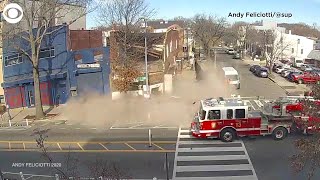 Building Collapse In Washington DC [upl. by Martelli]