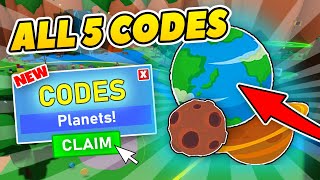 ALL 5 BLACK HOLE SIMULATOR CODES  PET UPDATE  Roblox [upl. by Desdemona]