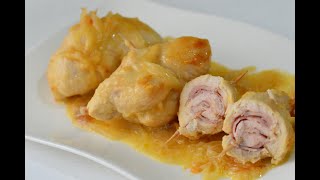 Involtini di pollo in umido CHE DELIZIA [upl. by Zerk]