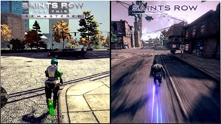 Saints Row The Third Remastered Vs Saints Row IV  Comparison [upl. by Mayer]