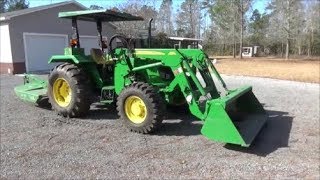 how to operate a John Deere tractor Part 1 controls [upl. by Doralia]