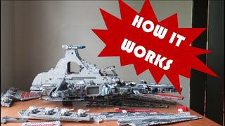 A Look at the Build MOC LEGO Venator Class Star Destroyer with FULL INTERIOR [upl. by Seitz]