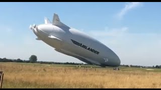 Airlander 10 CRASHES  Worlds Largest Aircraft Damaged [upl. by Mateusz218]