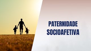 Paternidade socioafetiva [upl. by Fabron399]