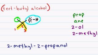 Naming Alcohols Using IUPAC Rules for Nomenclature [upl. by Wilfred]