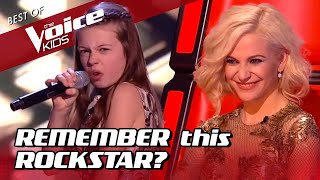 13YearOld COURTNEY HADWIN shows ROCKSTAR qualities in The Voice Kids [upl. by Dranel731]