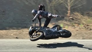 Crazy Highside Motorcycle Crash [upl. by Odoric]