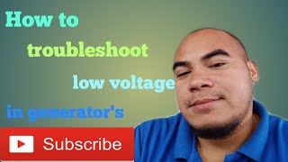 How to troubleshoot low voltage in generators benzblogs [upl. by Ancell597]