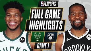 3 BUCKS at 2 NETS  FULL GAME HIGHLIGHTS  June 5 2021 [upl. by Llamaj]