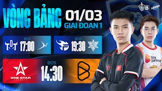 1S vs BOX  TDT vs BSS  FPT vs SPN  GĐ1  ABBEN ENERGY ĐTDV MÙA XUÂN 2025  0103 [upl. by Bary988]