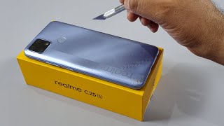 Realme C25s Unboxing amp Camera Test  Blue Colour [upl. by Ykcim]