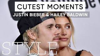 Justin Bieber and Hailey Baldwins most iconic couple moments  The Sunday Times Style [upl. by Ahselef]