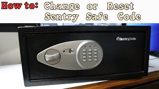 How to Change Code for Sentry Safe [upl. by Munster]