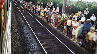 RFKs final journey How America stood by train tracks to say farewell [upl. by Asela]