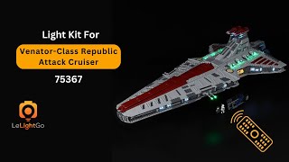 Remote Light Kit For LEGO Star Wars UCS VenatorClass Republic Attack Cruiser  Set 75367 [upl. by Yves]