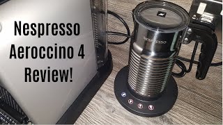 Nespresso Aeroccino 4 Milk Frother Review  Worth upgrading from the Aeroccino 3 [upl. by Anak]