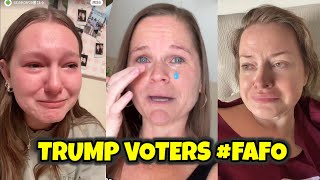 Trump Voters Breakdown In Tears Realizing They Were Betrayed  American Dream Is No More [upl. by Lyrehs767]