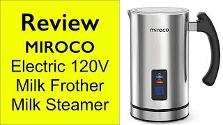 Review Miroco Milk Frother  How to make froth milk at home [upl. by Anyak849]