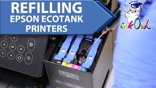 How to Refill EPSON EcoTank Printers [upl. by Darlene570]