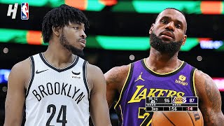 Brooklyn Nets vs Los Angeles Lakers  Full Game Highlights  January 19 2024  202324 Season [upl. by Ahsitniuq]