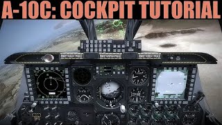 A10C Warthog Cockpit Familiarization Tutorial  DCS WORLD [upl. by Koressa256]