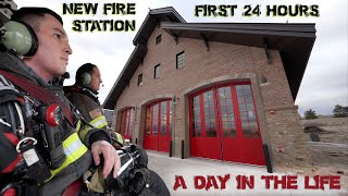 First 24 Hours in a New Fire Station  A Day in the Life [upl. by Oilenroc]