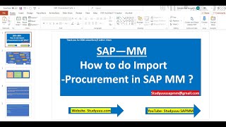 SAP MM Import Procurement full overview explanation Basic Level to experienced with Examples [upl. by Idissak]