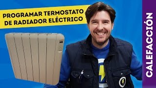 CÓMO PROGRAMAR RADIADOR ELÉCTRICO [upl. by Jehanna704]