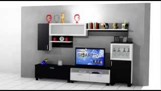 como hacer un mueble de salon moderno [upl. by Aurelius]