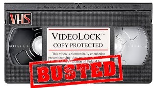 Fake VideoLock™ VHS copy protection BUSTED [upl. by Solim]