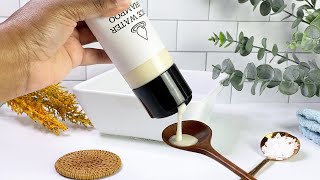 DIY RICE WATER SHAMPOO  How to make quotCREAMYquot shampoo from Scratch  Formula amp Measurements [upl. by Greenlee]