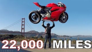 Ducati Panigale 22000 Mile Review and Repair Costs [upl. by Maillil613]