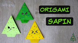 Sapin de Noël en Origami [upl. by Zoe]