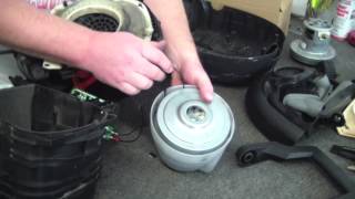 How To Replace The Motor In A Wertheim 5035 Vacuum Cleaner  How To Fix The Grinding Motor Sound [upl. by Aynna]