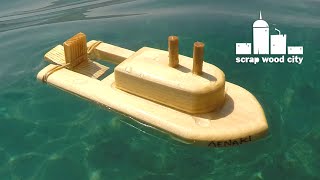 DIY wooden toy boat [upl. by Phoebe]